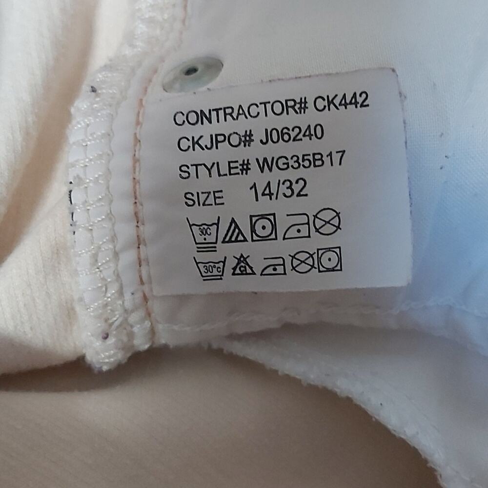 Calvin Klein Corduroy Flare Pants Size 14 - Picture 14 of 15